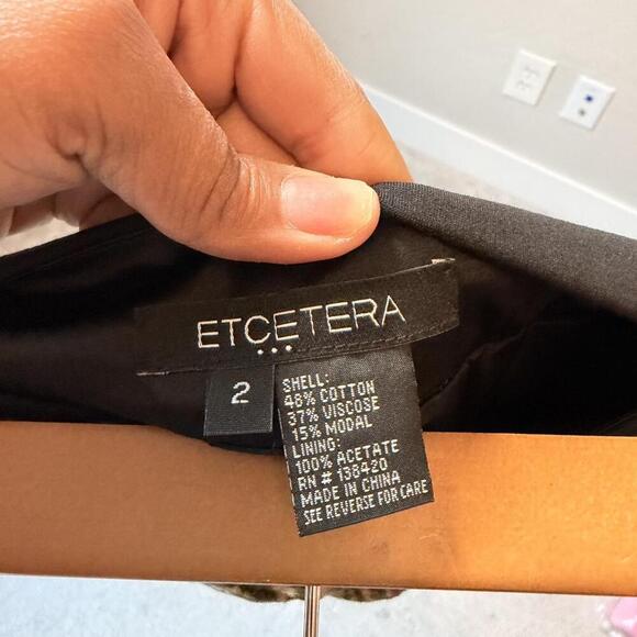 Vintage Etcetera Leopard Cheetah Faux Fur Midi Skirt - Picture 5 of 5